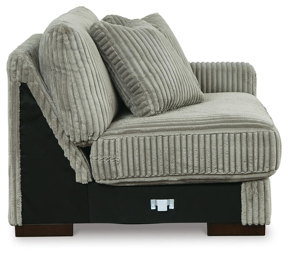 Lindyn 4-Piece Sectional and Ottoman - Fog (16)
