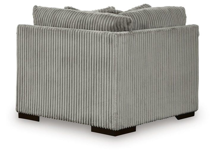 Lindyn 4-Piece Sectional and Ottoman - Fog (20)