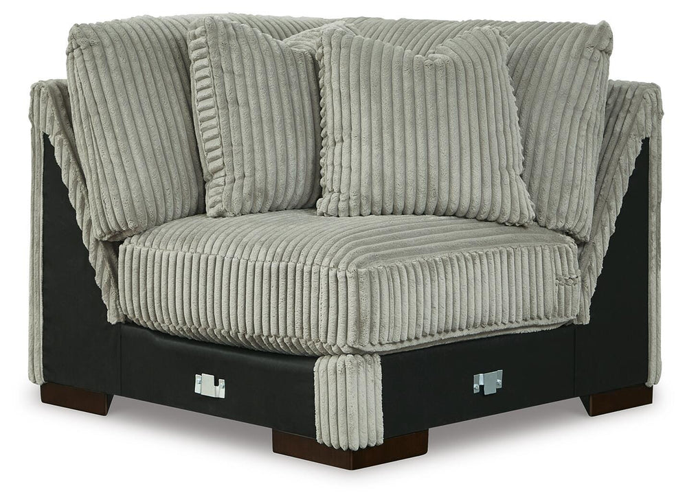 Lindyn 4-Piece Sectional and Ottoman - Fog (19)