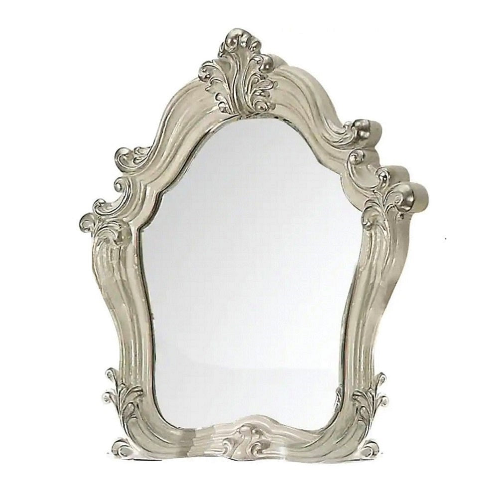Versailles Mirror in Bone White