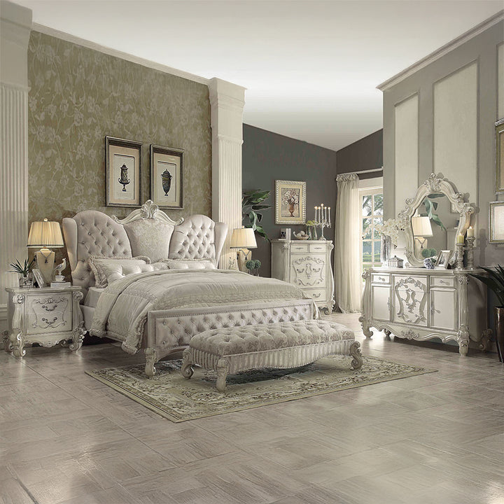Versailles Dresser in Bone White - lifestyle