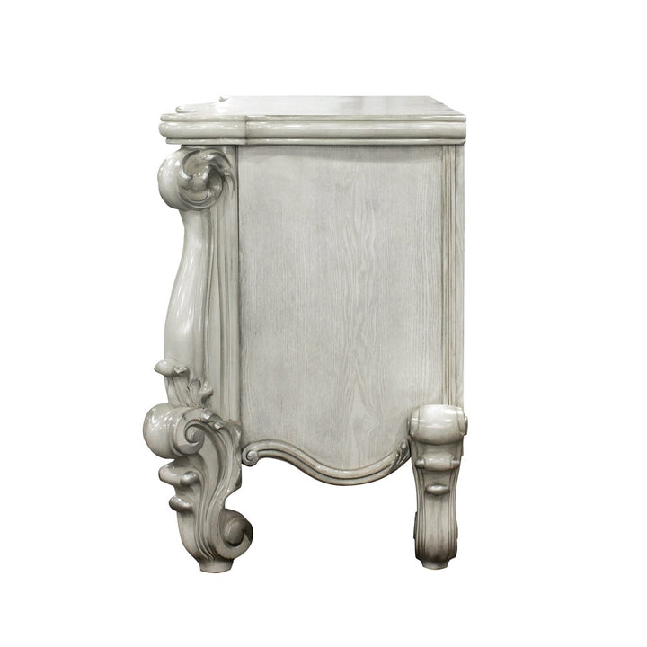 Versailles Vanity Desk in Bone White