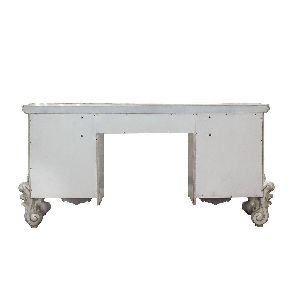 Versailles Vanity Desk in Bone White
