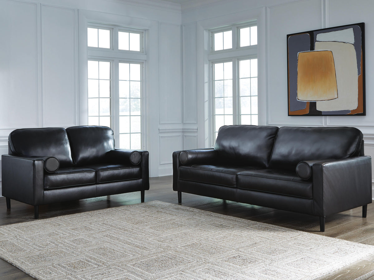 Bryceview Sofa and Loveseat - Onyx (2)