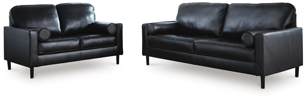Bryceview Sofa and Loveseat - Onyx (1)