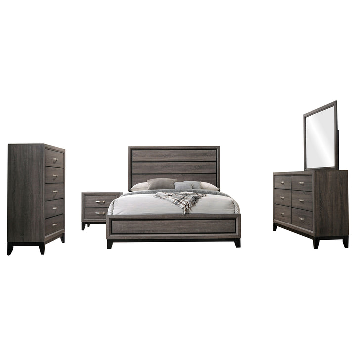 Watson - Five-piece Queen Bedroom Set - Gray Oak