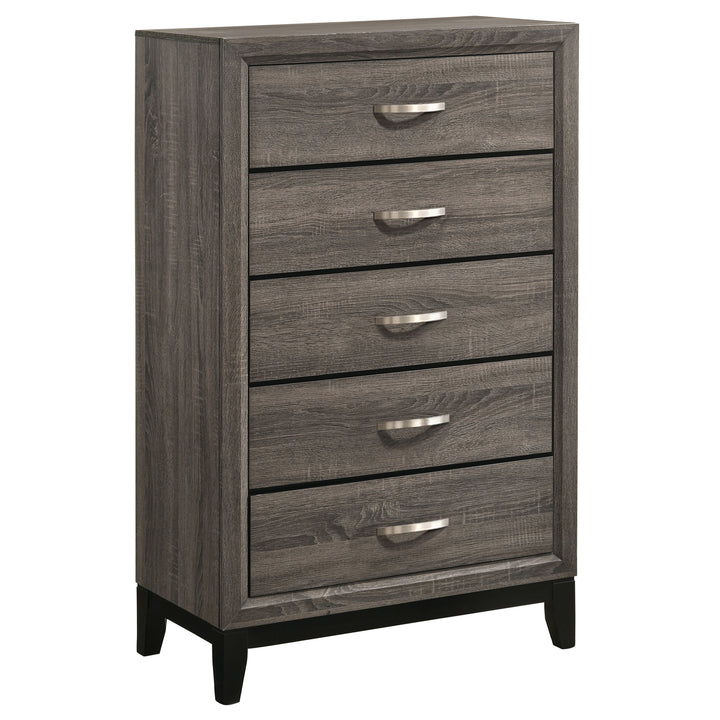 Watson - Five-piece Queen Bedroom Set - Gray Oak