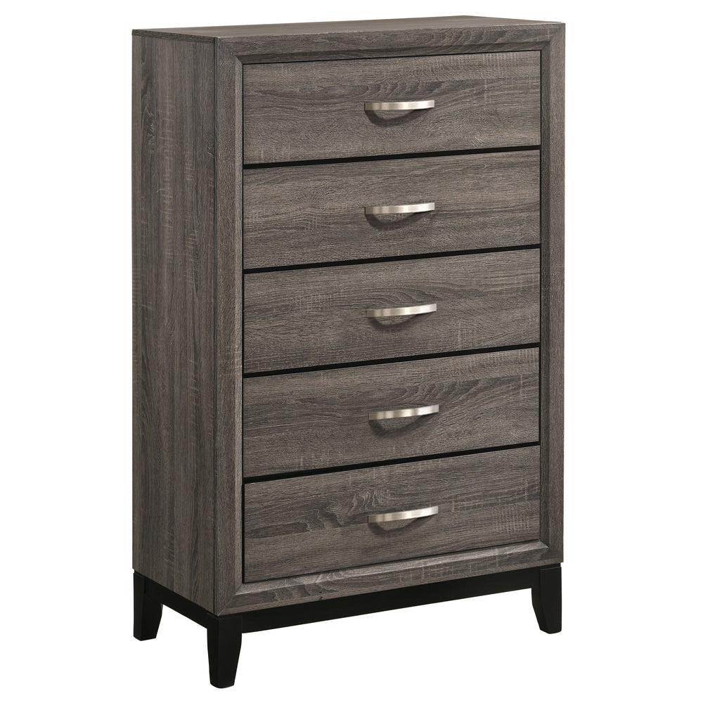 Watson - Five-piece Queen Bedroom Set - Gray Oak