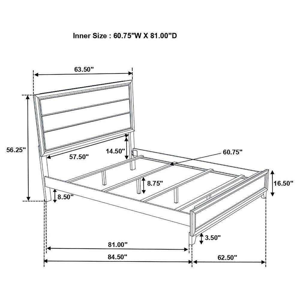 Watson - Five-piece Queen Bedroom Set - Gray Oak