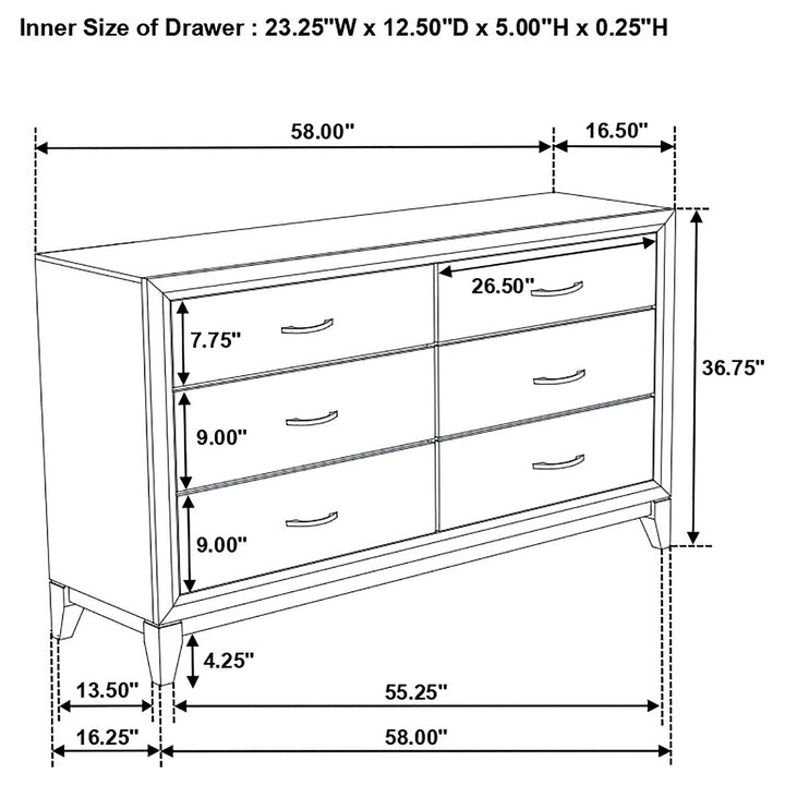 Watson - Five-piece Queen Bedroom Set - Gray Oak
