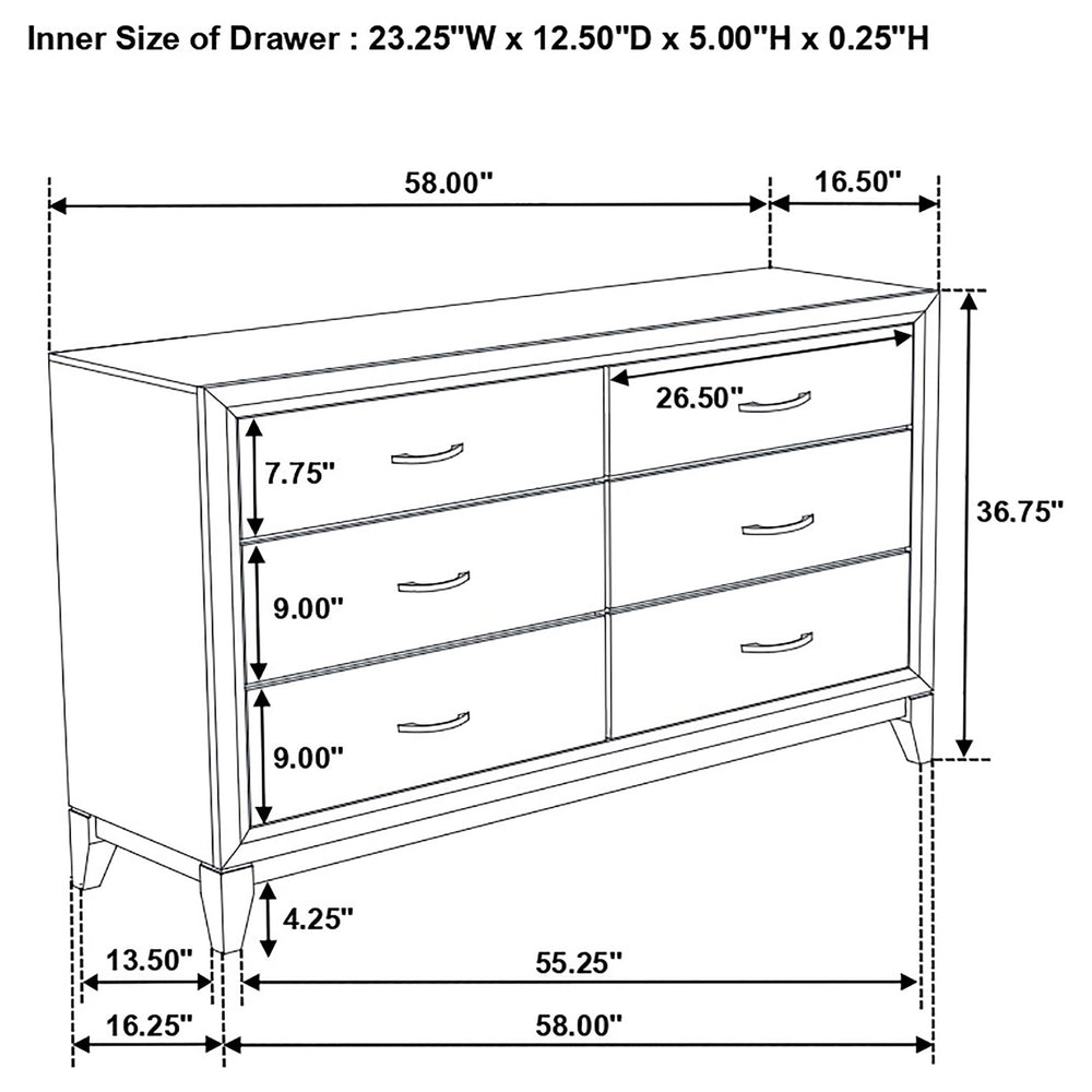 Watson - Five-piece Queen Bedroom Set - Gray Oak
