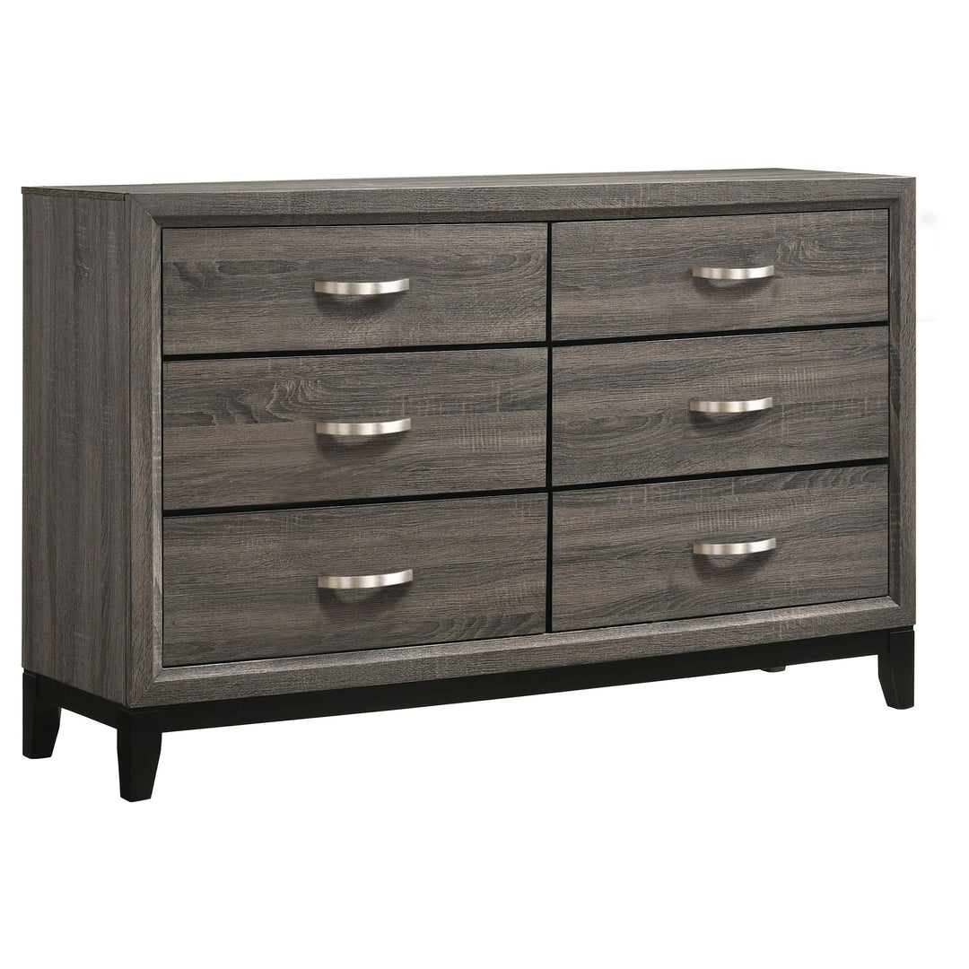 Coaster Furniture 212423 Watson 6-drawer Dresser Grey Oak