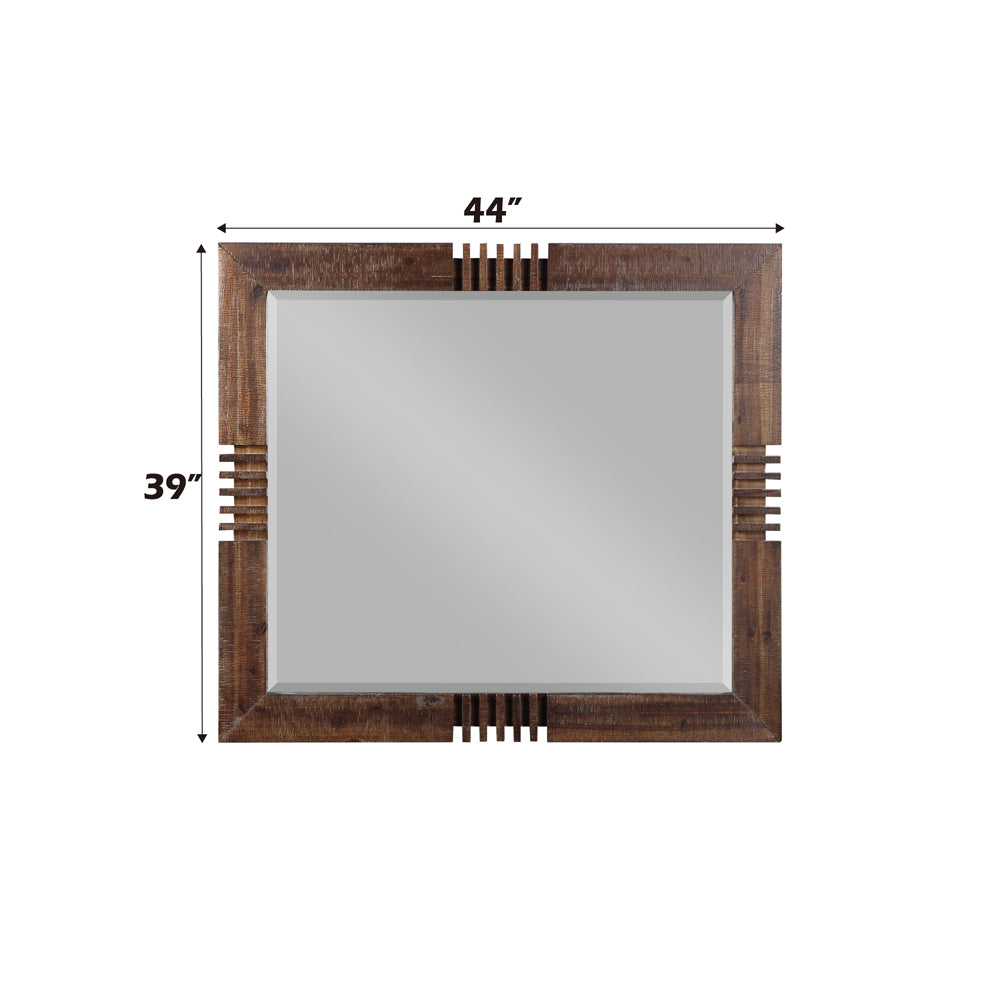 Andria Mirror in Reclaimed Oak - dimensions