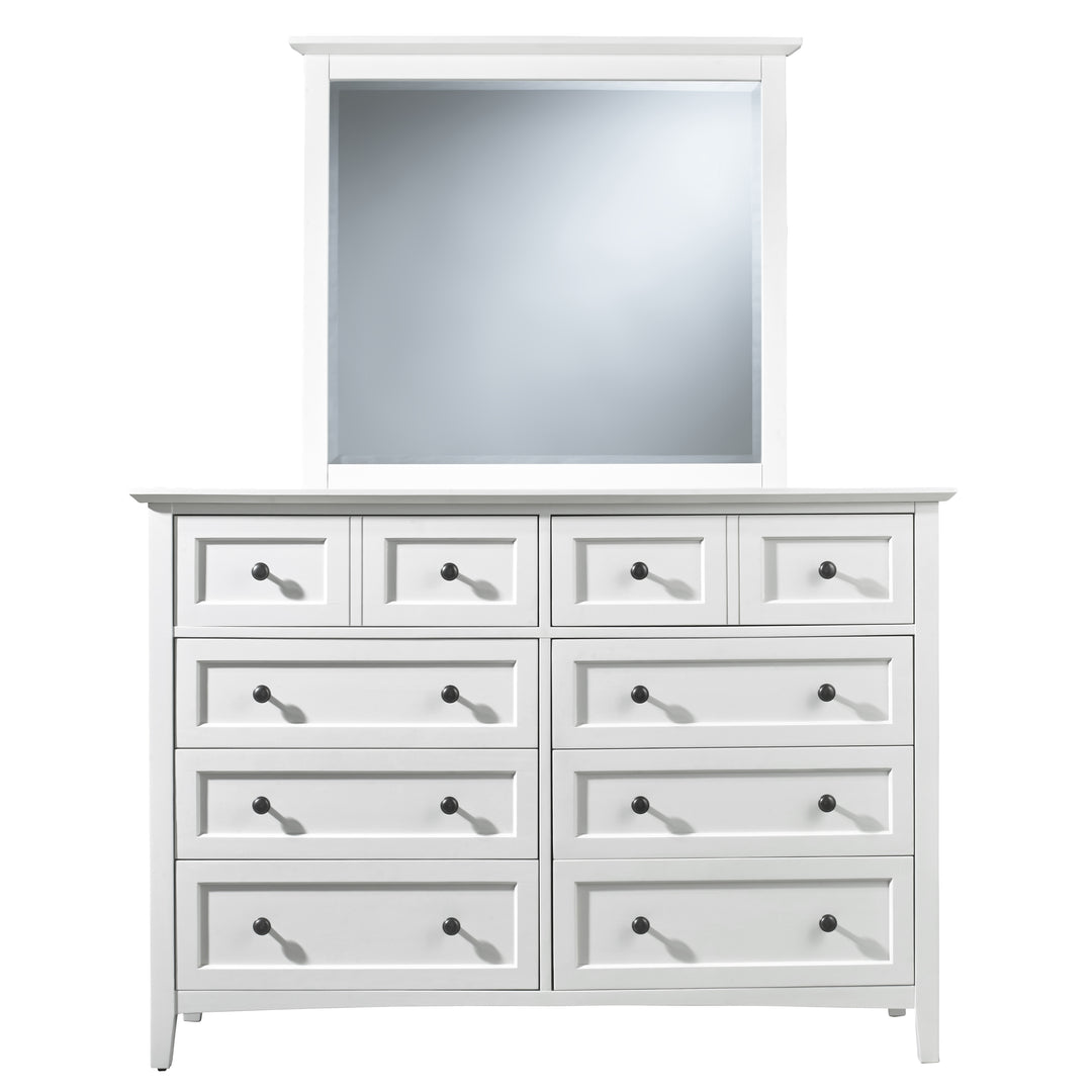 Modus Furniture 4Na482A Paragon Eight Drawer Dresser In White 2024