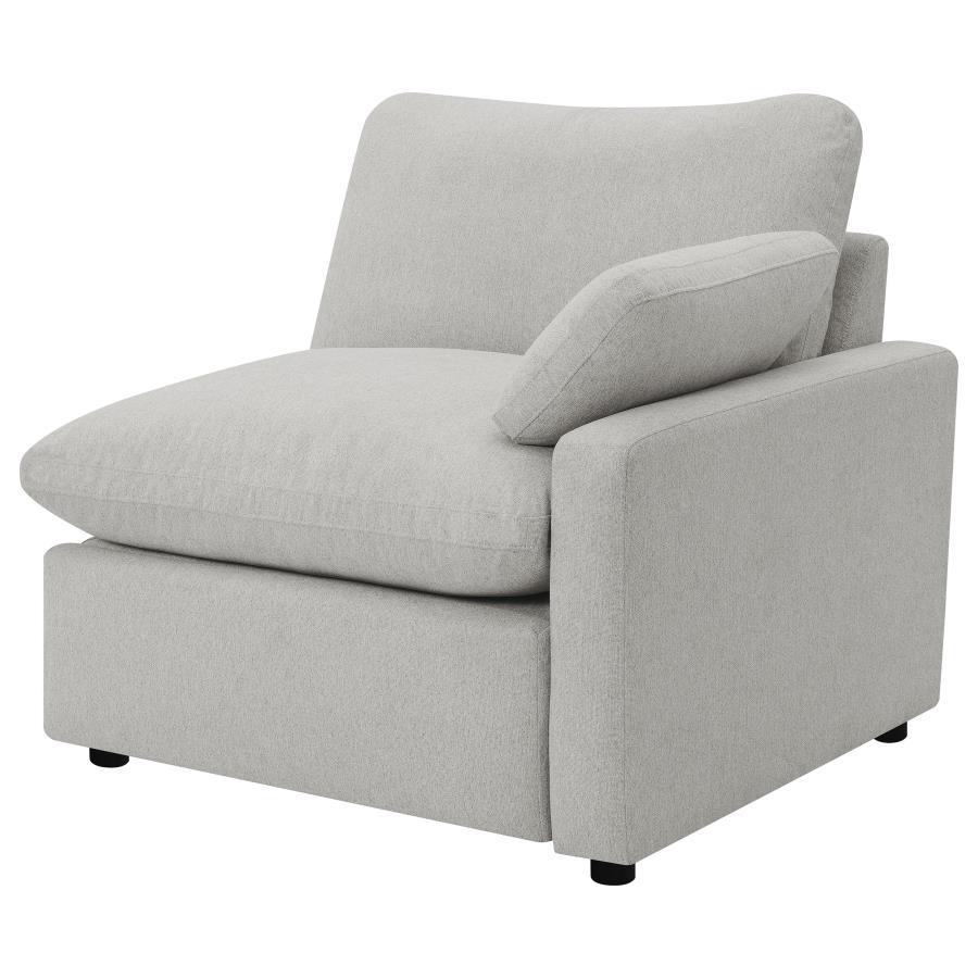 Collins - 3 Piece Upholstered Power Reclining Sofa - Gray