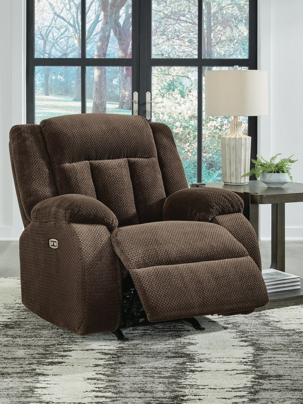Observation Power Recliner - Dark Brown (6)