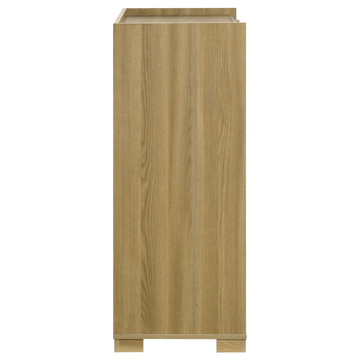 Coaster Furniture 224731KE-S5 Lucia 5-piece Eastern King Bedroom Set Beige and White