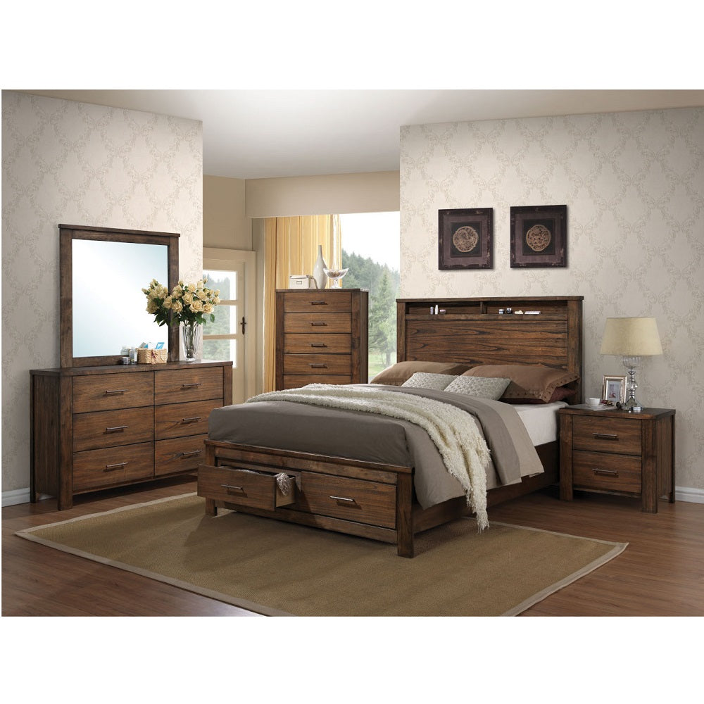 Merrilee Mirror in Oak - lifestyle