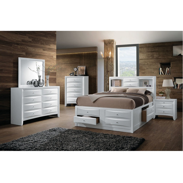Ireland Mirror in White Finish - lifestyle
