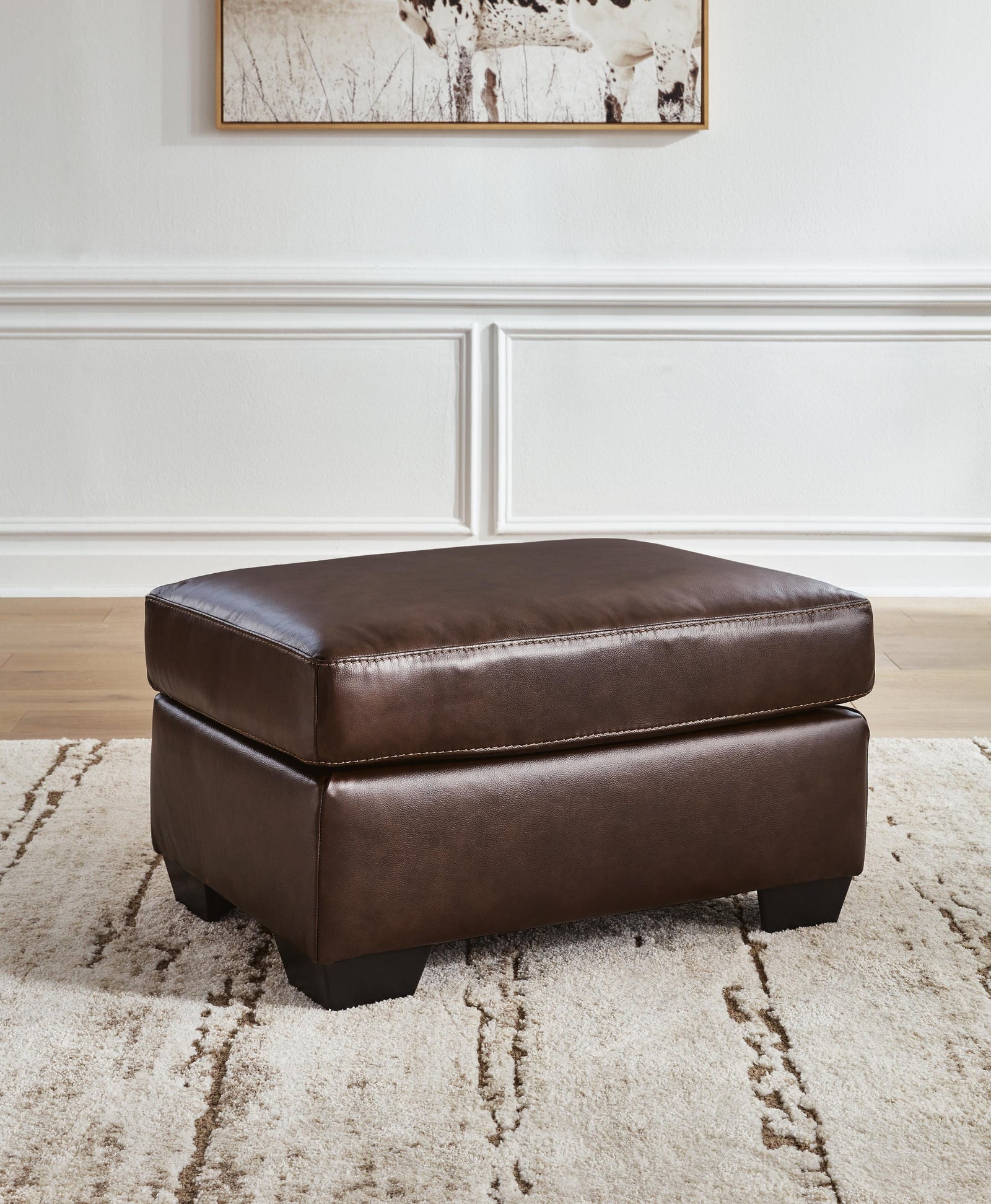 Santorine Ottoman - Dark Brown (2)