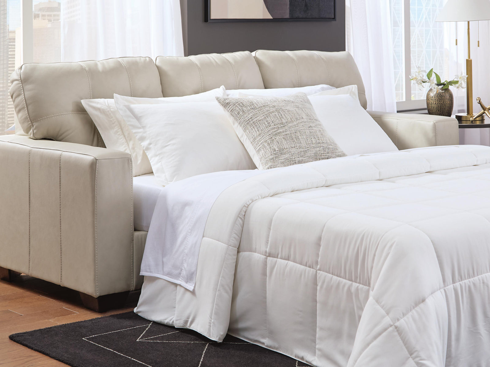 Santorine Queen Sofa Sleeper - Beige (2)