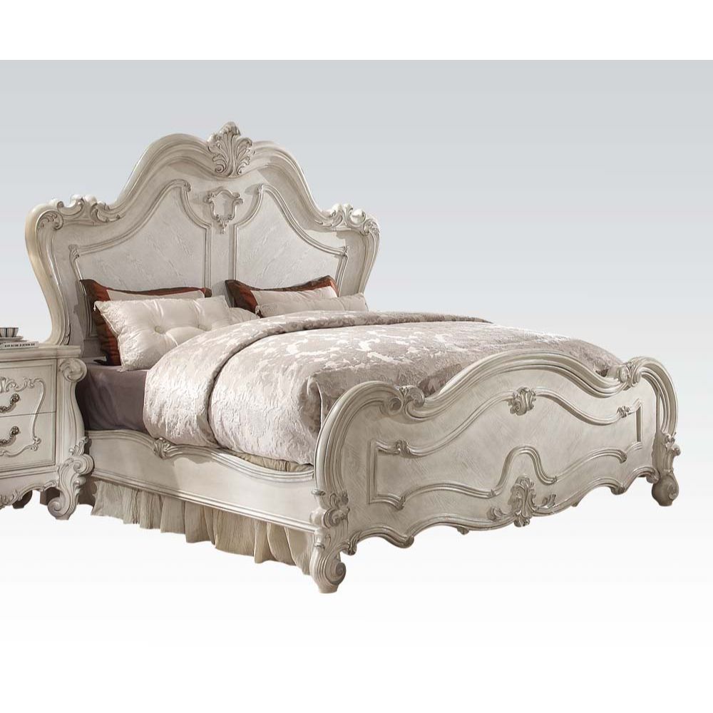 Versailles EK Bed in Bone White