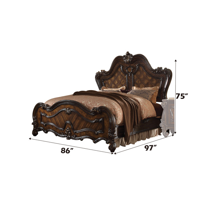 Versailles California King Bed - Cherry Oak