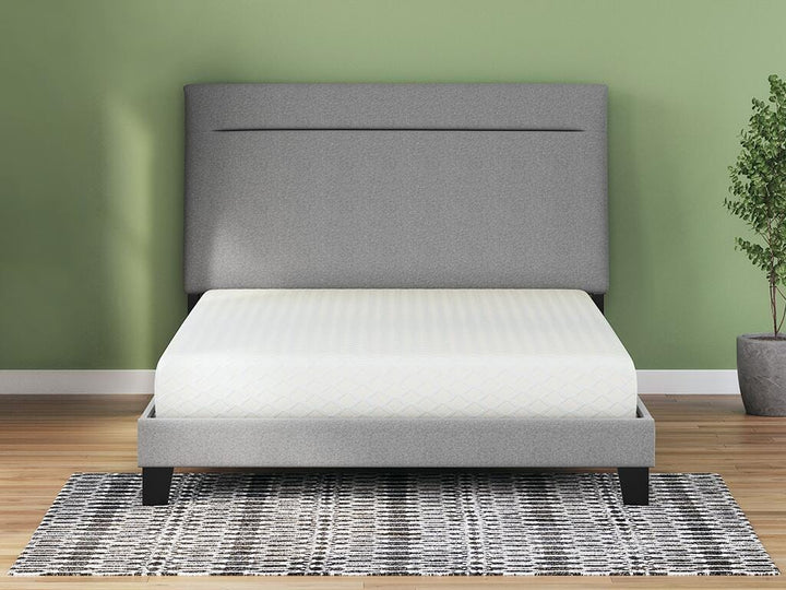 Chime 8 Inch Memory Foam King Mattress in a Box - White (2)