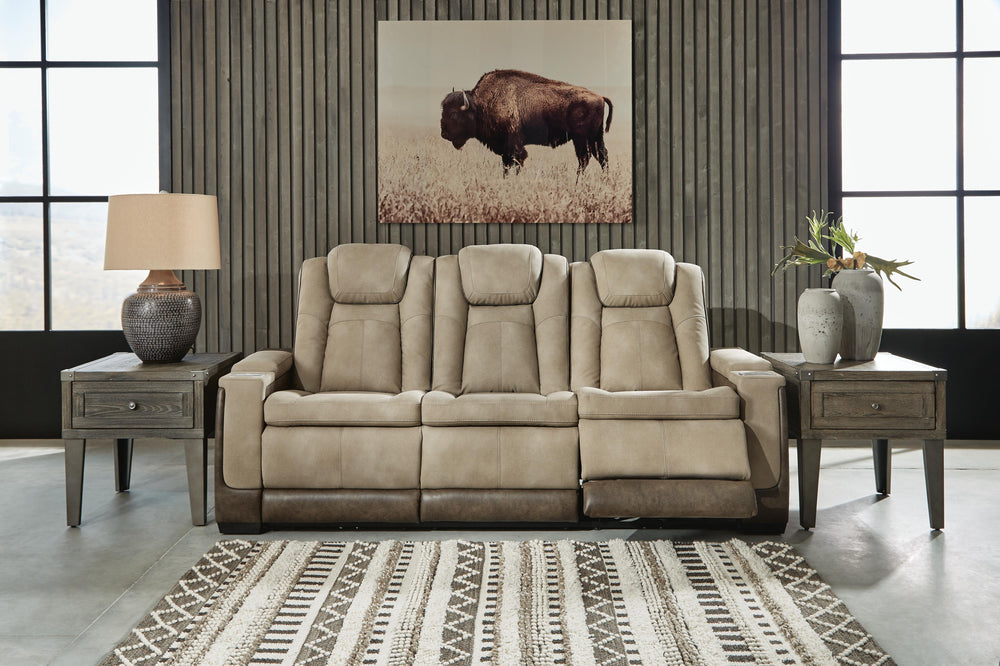 Next-Gen Durapella Power Reclining Sofa - Sand (2)