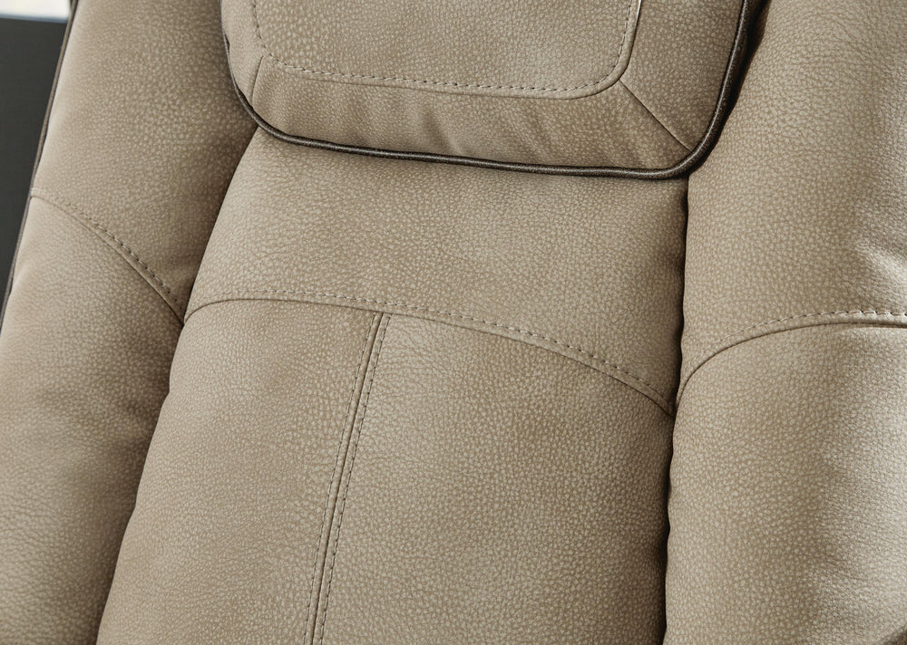 Next-Gen Durapella Power Reclining Loveseat with Console - Sand (10)