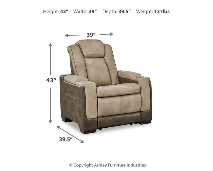 Next-Gen Durapella Power Recliner - Sand (11)
