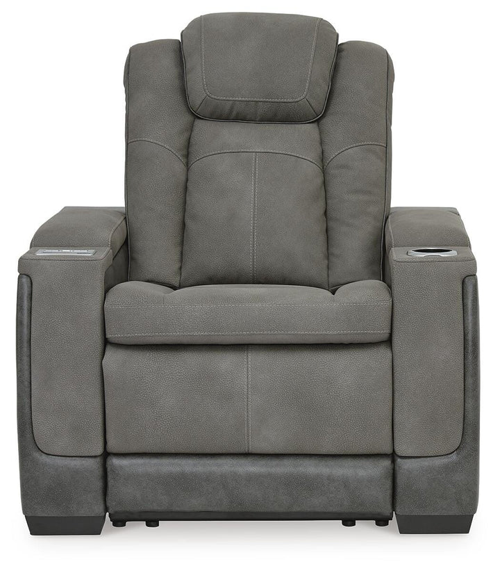 Next-Gen Durapella Power Reclining Sofa and Power Recliner - Slate (2)