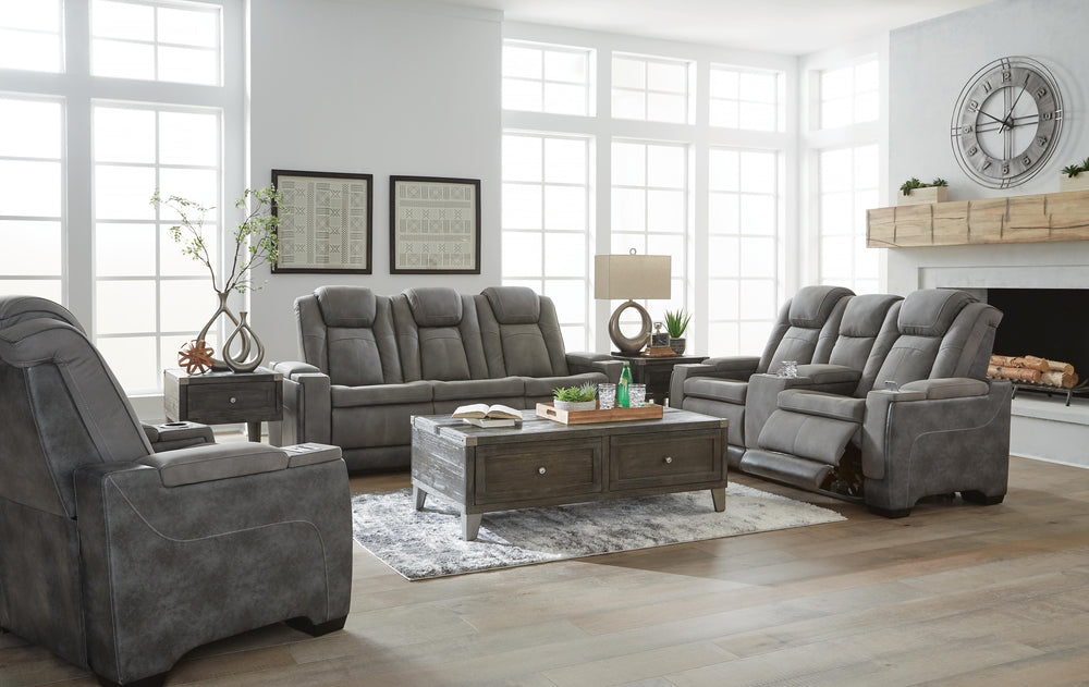 Next-Gen Durapella Power Reclining Sofa, Loveseat and Recliner - Slate (8)
