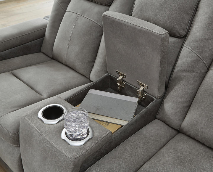 Next-Gen Durapella Power Reclining Sofa, Loveseat and Recliner - Slate (7)