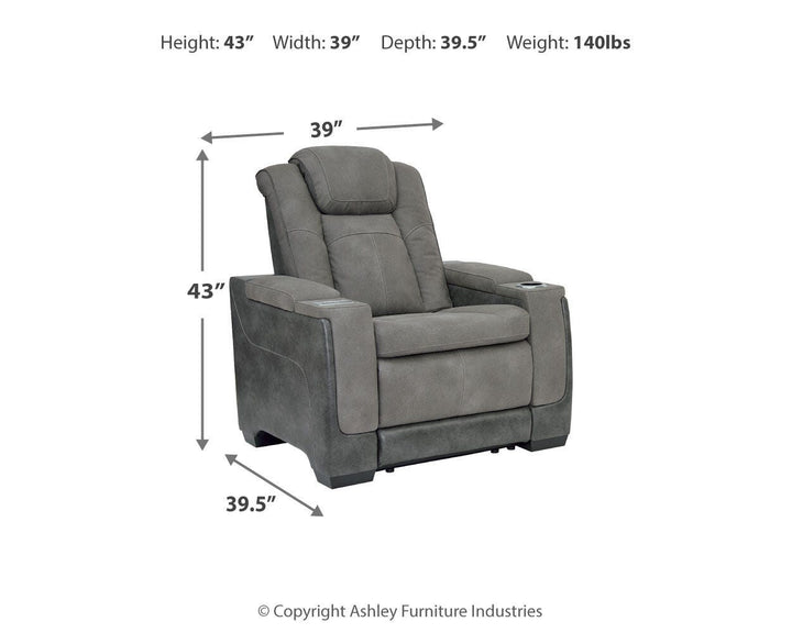Next-Gen Durapella Power Recliner - Slate (15)