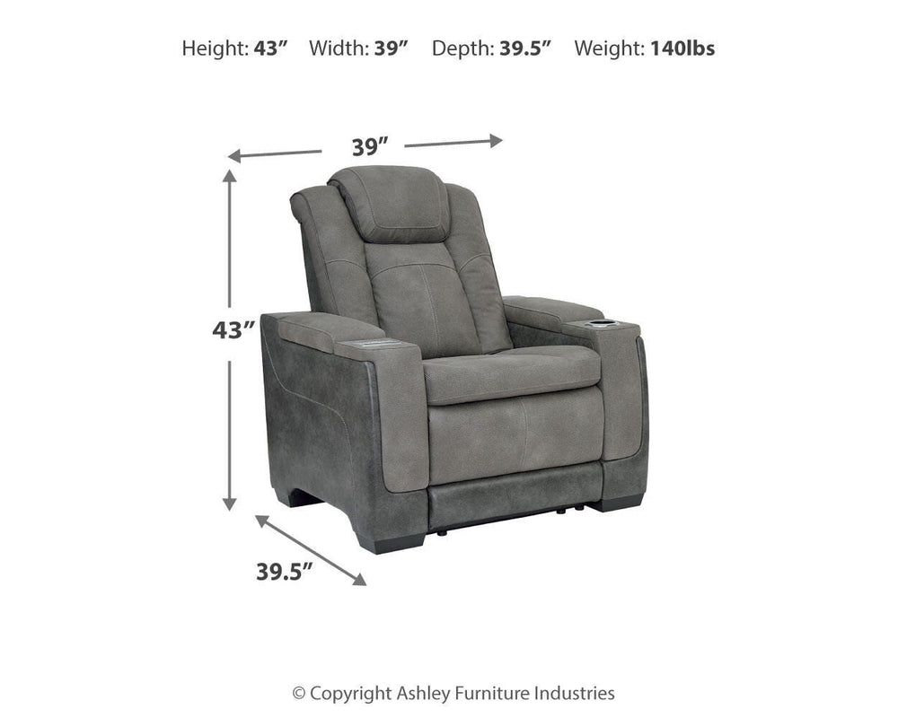 Next-Gen Durapella Power Recliner - Slate (15)