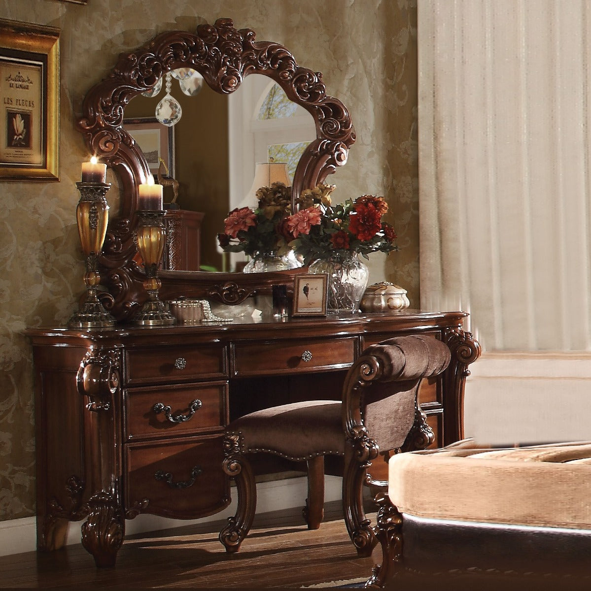 Vendome Mirror in Cherry