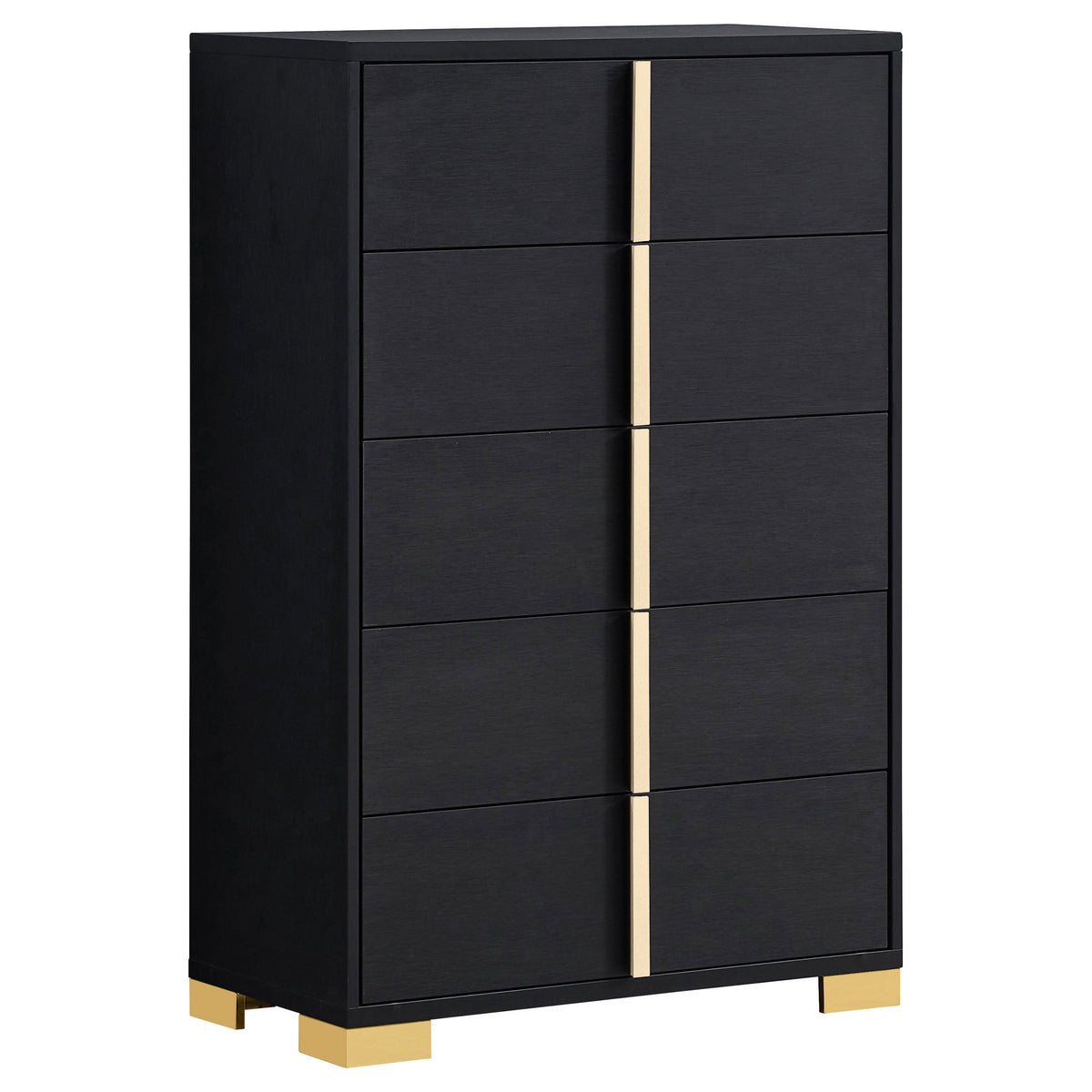 Marceline - 5-Drawer Bedroom Chest - Black