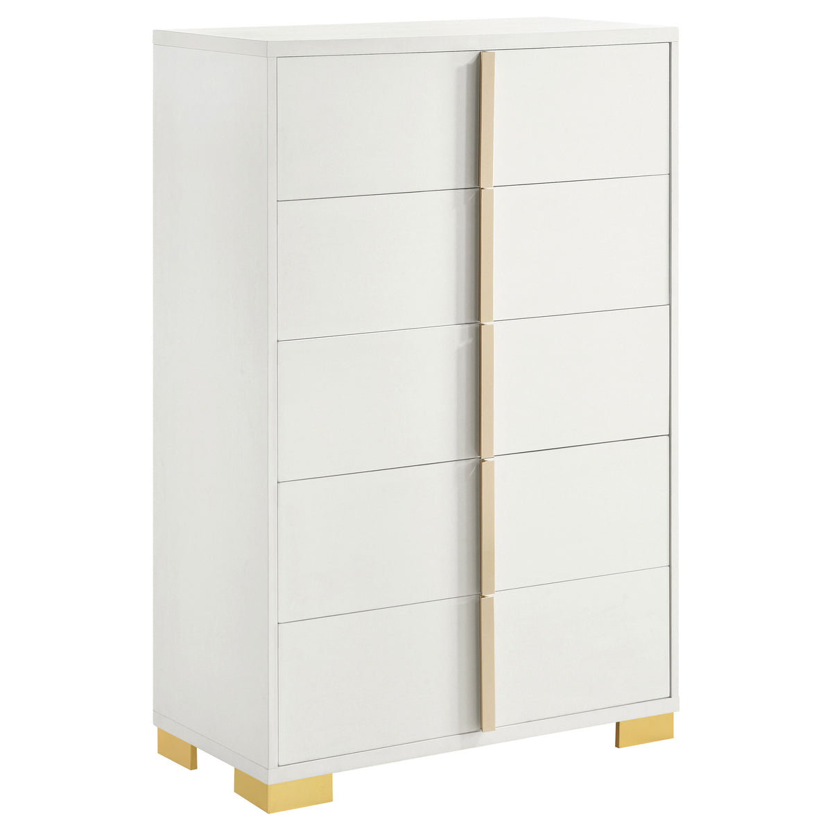 Marceline - 5-Drawer Bedroom Chest - White