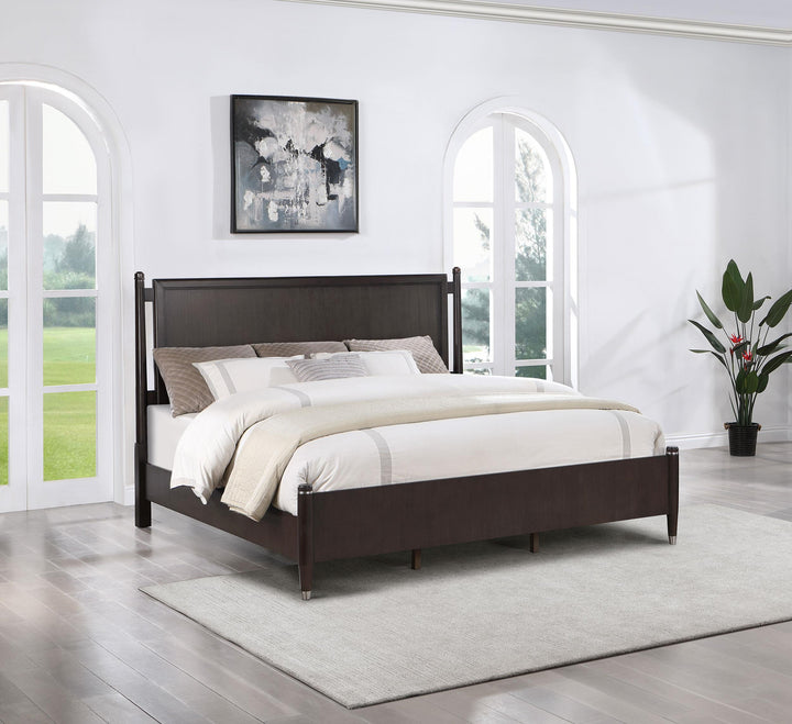 Coaster Furniture 223061Q Emberlyn Wood Queen Poster Bed Brown