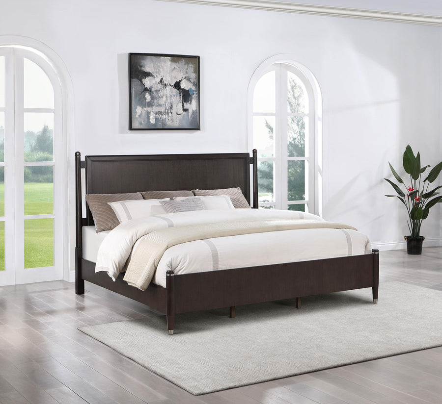 Coaster Furniture 223061Q Emberlyn Wood Queen Poster Bed Brown