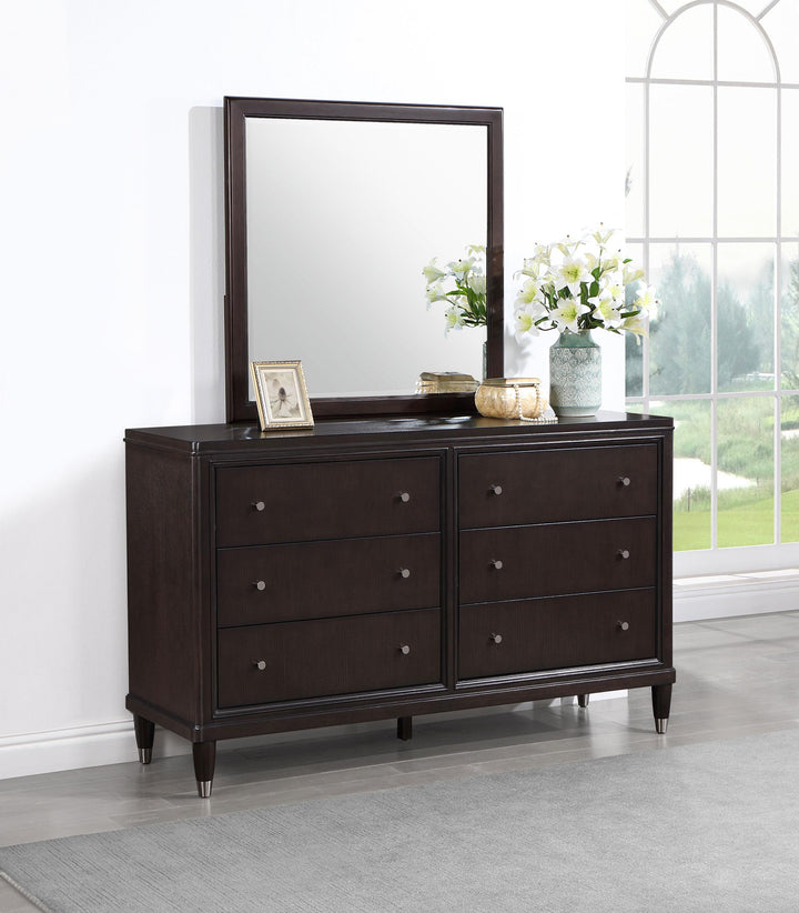 coaster-furniture-223063m-emberlyn-6-drawer-dresser-with-mirror-brown