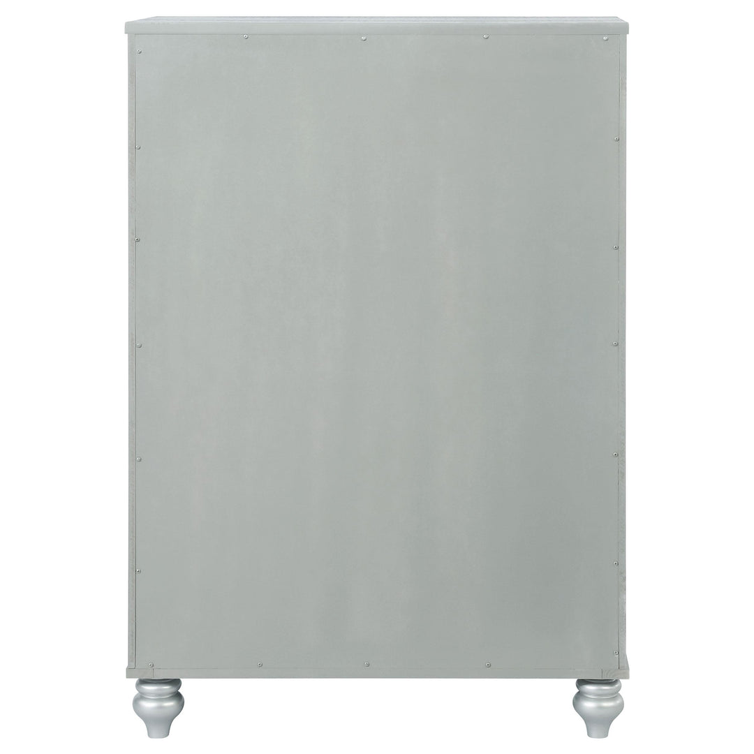 Coaster Furniture 224731KE-S5 Lucia 5-piece Eastern King Bedroom Set Beige and White