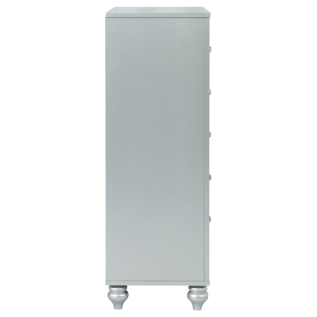 Coaster Furniture 224731KE-S5 Lucia 5-piece Eastern King Bedroom Set Beige and White