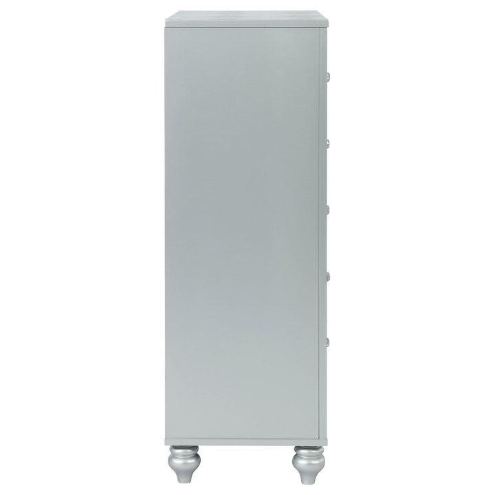 Coaster Furniture 224731KE-S5 Lucia 5-piece Eastern King Bedroom Set Beige and White