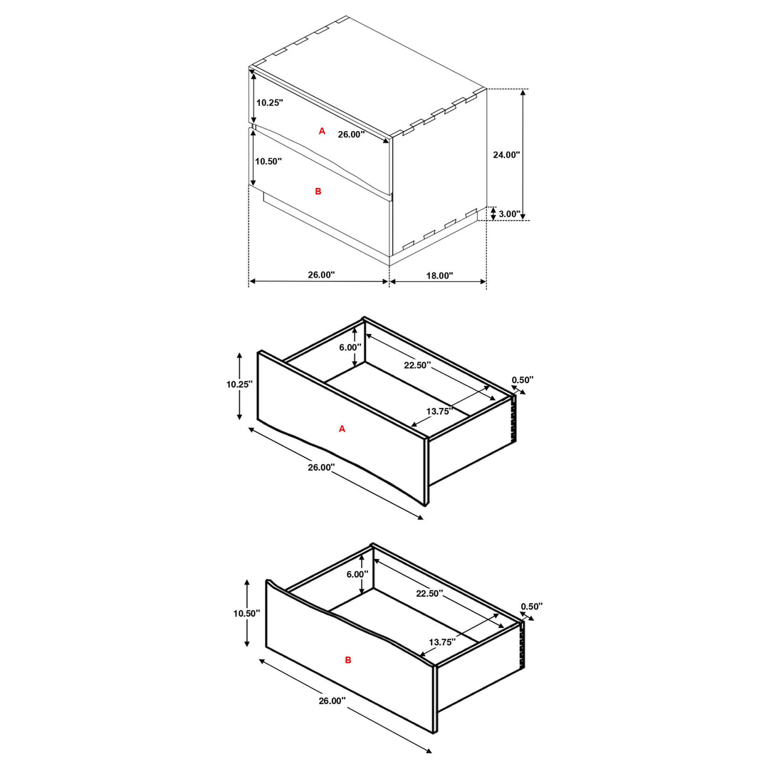 Coaster Furniture 224731KE-S5 Lucia 5-piece Eastern King Bedroom Set Beige and White