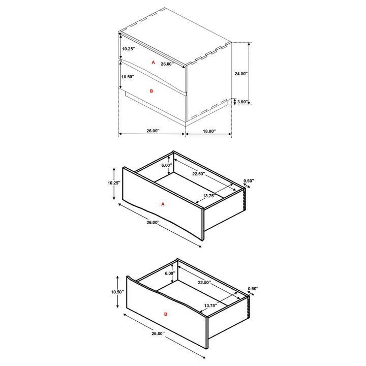 Coaster Furniture 224731KE-S5 Lucia 5-piece Eastern King Bedroom Set Beige and White