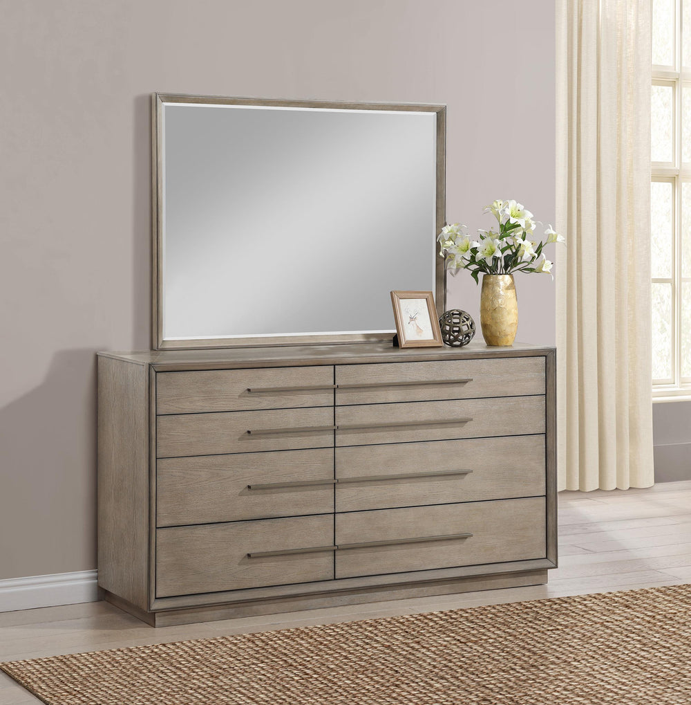 coaster-furniture-223273m-durango-8-drawer-dresser-and-mirror-taupe-oak