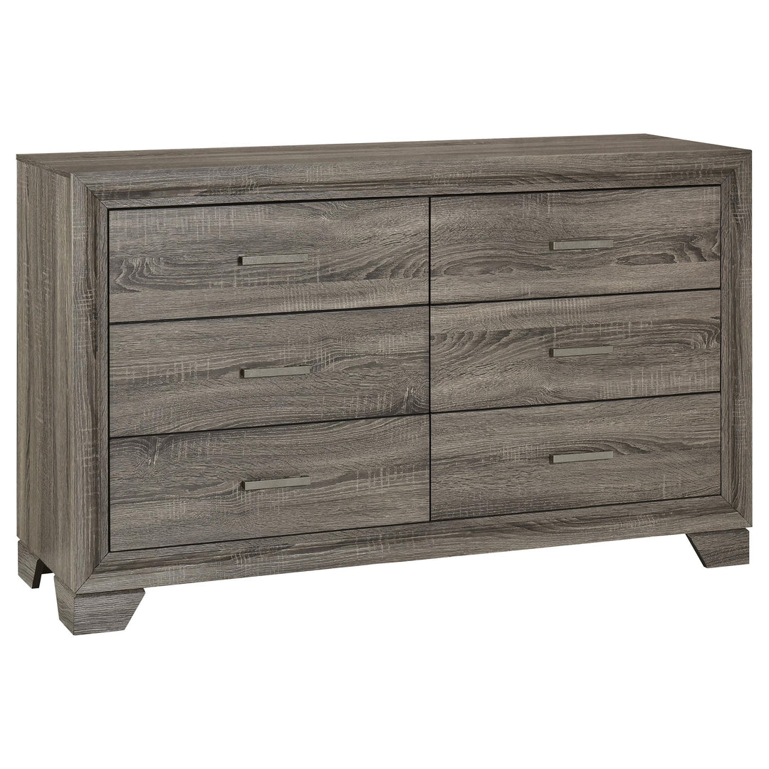 Coaster Furniture 223343 Wright 6-drawer Dresser Cabinet Brown Oak