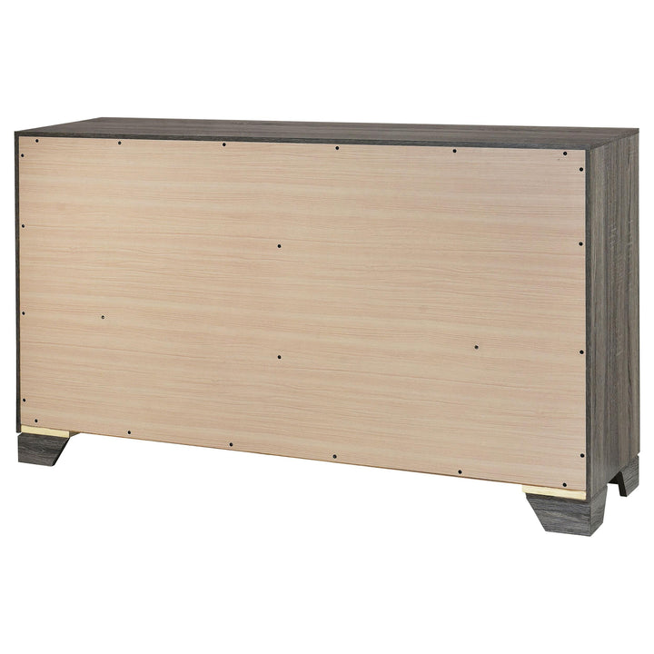 Coaster Furniture 224731KE-S5 Lucia 5-piece Eastern King Bedroom Set Beige and White